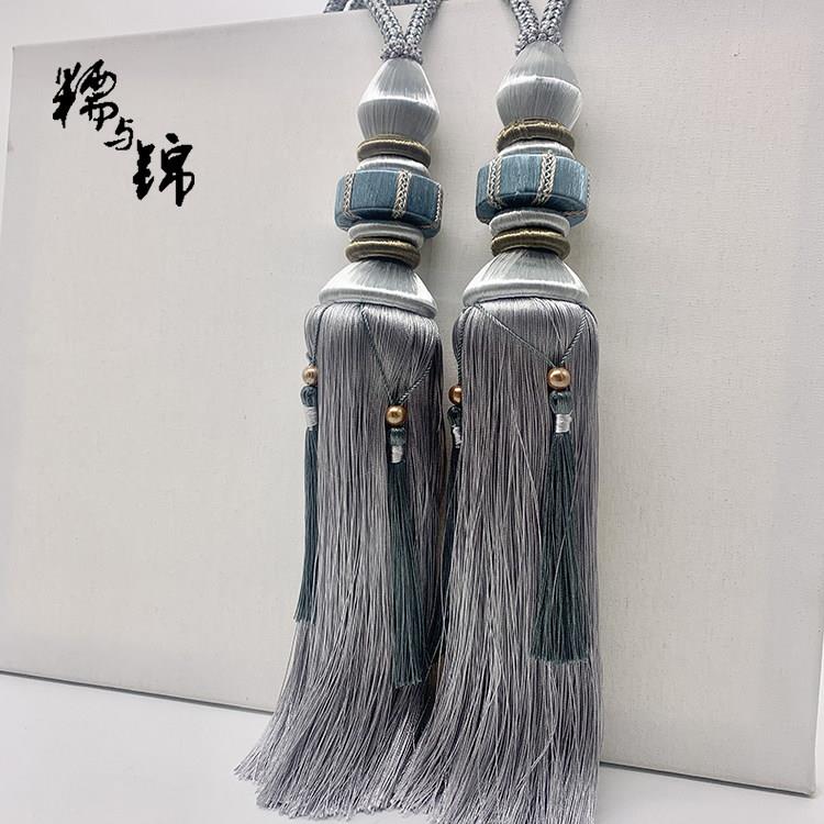 欧式窗帘绑带挂球绑球装饰流苏吊穗绑绳卧室客厅扣带收纳系带