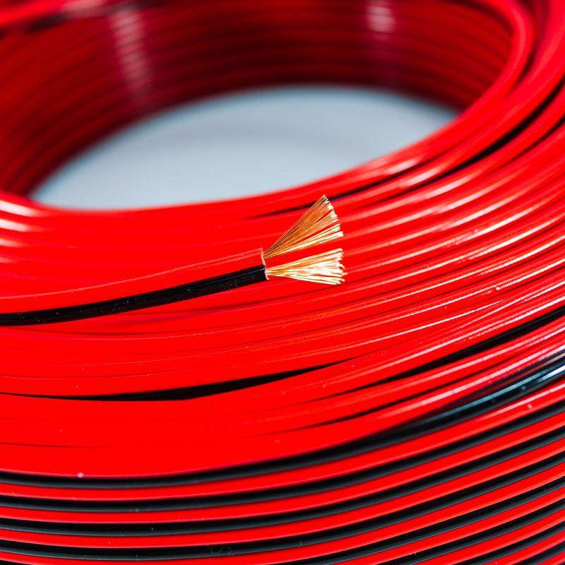 R5VB红线黑2*1.铜叭包铝功放喇KVV音响线