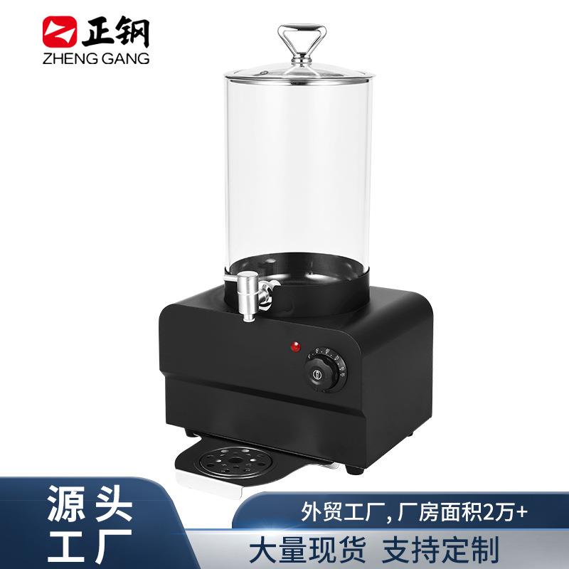 电热9L果汁鼎玻璃透明商用饮料机酒店自助餐饮料桶奶茶咖啡鼎