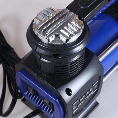 嘉汽西德0398载充气泵车胎轮车打气泵便携式双缸大功率充气打气泵