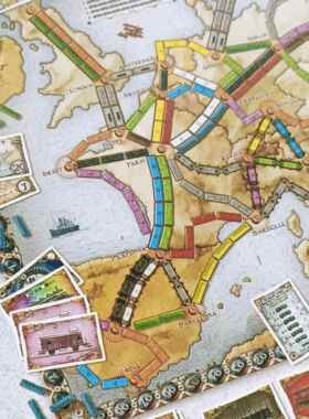 英文版铁路火车票环游之旅 Ticket To Ride 欧洲版桌游卡牌