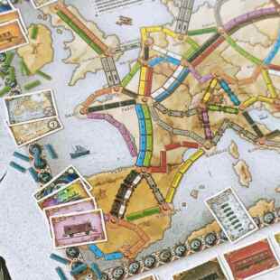 英文版铁路火车票环游之旅 Ticket To Ride 欧洲版桌游卡牌