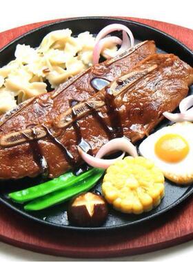 新款直销6款仿真铁板烧牛排扒模型羊排西餐酒店样板房摆件影视摄