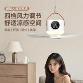多功能灯光吊便携户外露营遥控扇电风家用舍大扇风宿力RCN可定时