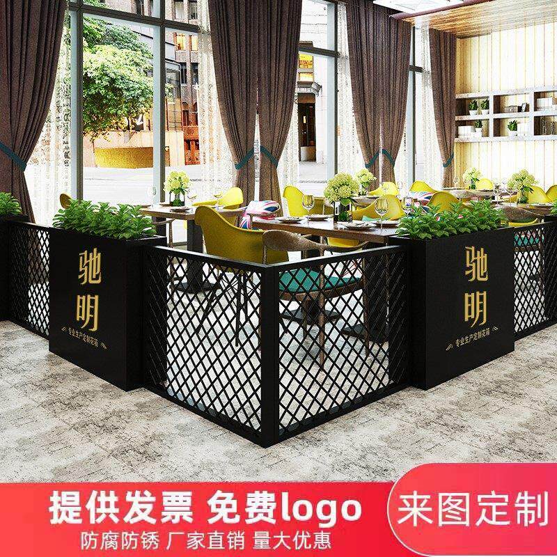 铁艺围栏栅栏户外庭院花园围栏围墙护栏篱笆栅栏花箱隔断围栏定制