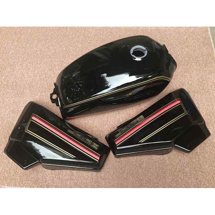 机车配件 嘉陵70油箱JH70油箱 加厚油箱 黑色 军绿色汽油油箱