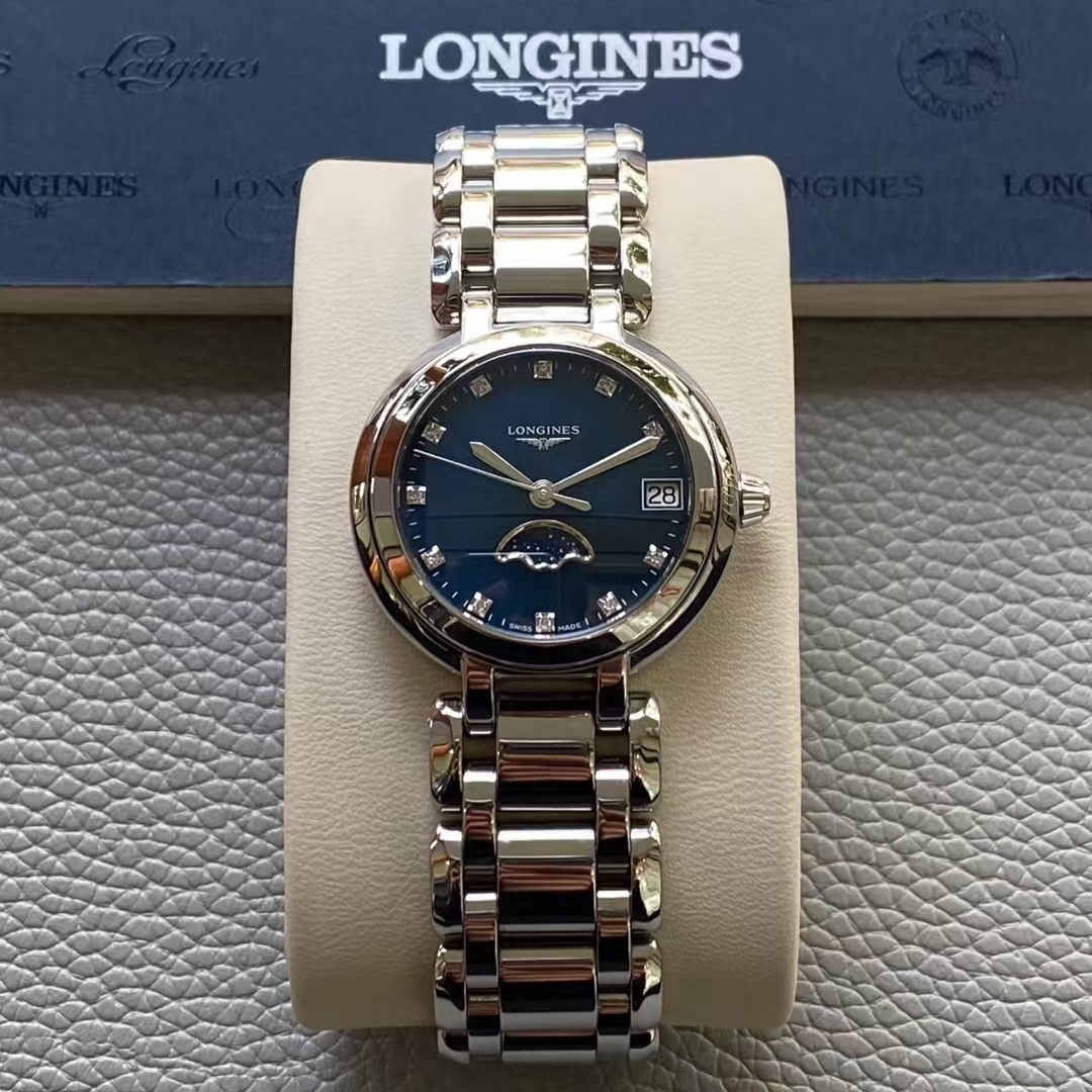 先鉴后发98新浪琴优雅系列L8.115.4.98.6精钢石英女表30.5mm正品