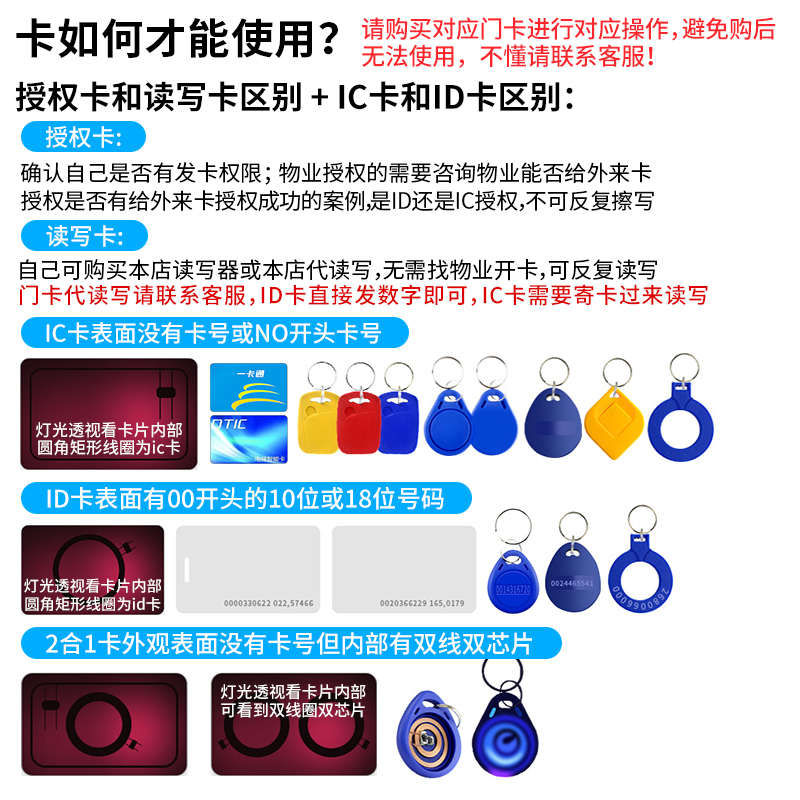 门禁卡rfid戒指id卡空白卡cuid卡复制小区卡电梯卡考勤卡ic卡指环