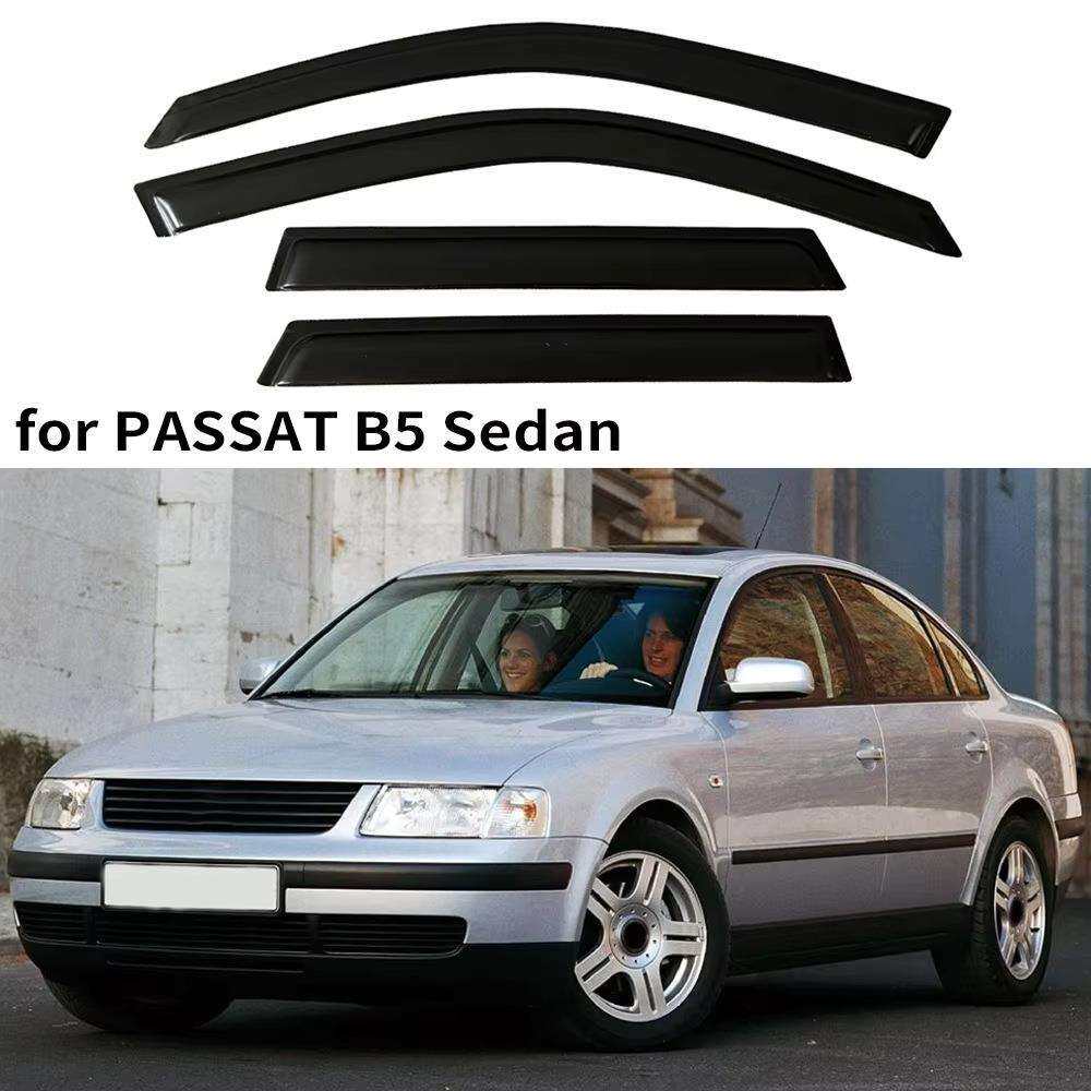 适用大众VW PASSAT B5 Sedan 1997-2005晴雨挡侧窗导流板雨眉加厚