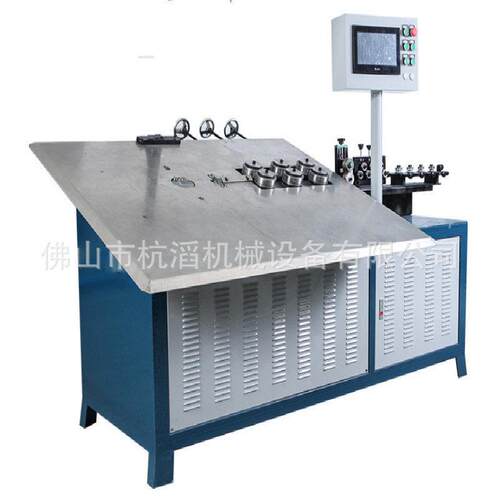 全自动2-4mm细线钢丝速弯线成型机 五金灯饰工艺制品2D折弯机