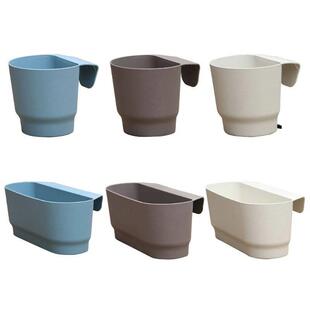 Planter Wall Semicircular Flowerpot Round Hanging Half