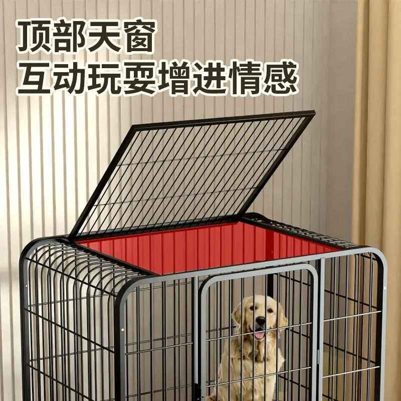 笼金毛狗笼中笼子泰室内家用宠物狗迪柯大型犬专用带犬小型厕所基