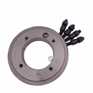 61406150车床三爪四爪卡盘c型法兰连接板顶盘螺钉C5C6C8C11