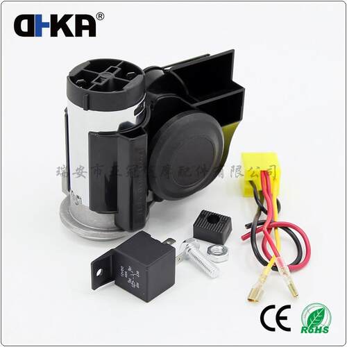 D音HKA亚冠-S07AS077B7叭B现货一A体式斜口双气喇叭气喇摩托车改