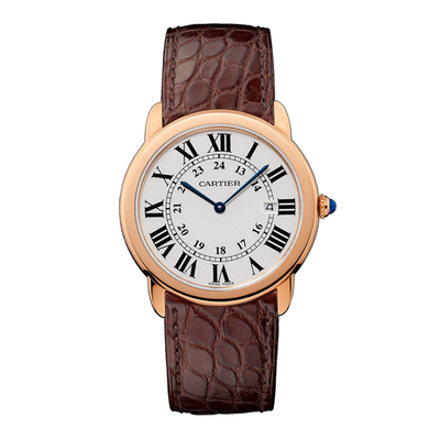 [9.8新]卡地亚伦敦系列W6701008石英中性手表二手正品36mm