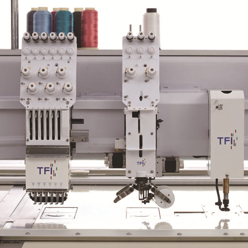 大豪dahao12针15头高速全伺服平绣亮片刺绣机绣花机