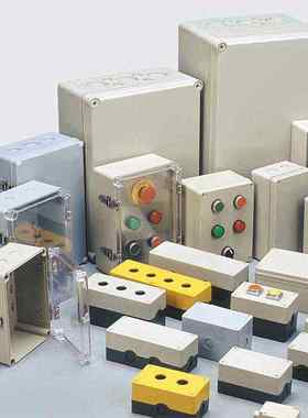 上海天逸指示灯按钮开关盒接线盒1孔TYX1 3 4防水阻燃按钮盒TYX2S