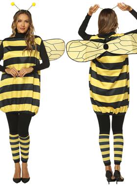 Bee Costumes for Women, Halloween Honey Bee Costume Adult Ki