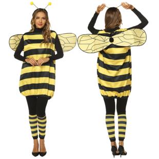 Bee Costumes for Women, Halloween Honey Bee Costume Adult Ki