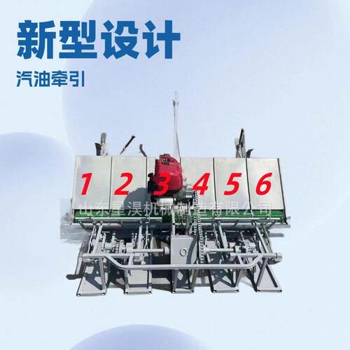 厂家直供手拉4行6行汽油插秧机山地丘陵专用小地块灵活应用