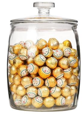 RIT装红糖的罐子白沙糖罐家用储糖罐加厚玻璃密封茶叶商用陈皮大