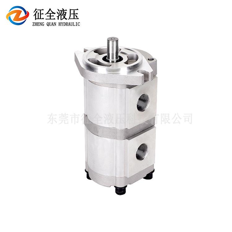 征全HGP-33A-F11/11R双联液压多联齿轮泵多联微型高压齿轮油泵