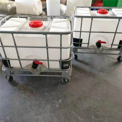 250升吨桶塑料桶化工包装桶500Libc集装桶方形框架可配轮子带盖