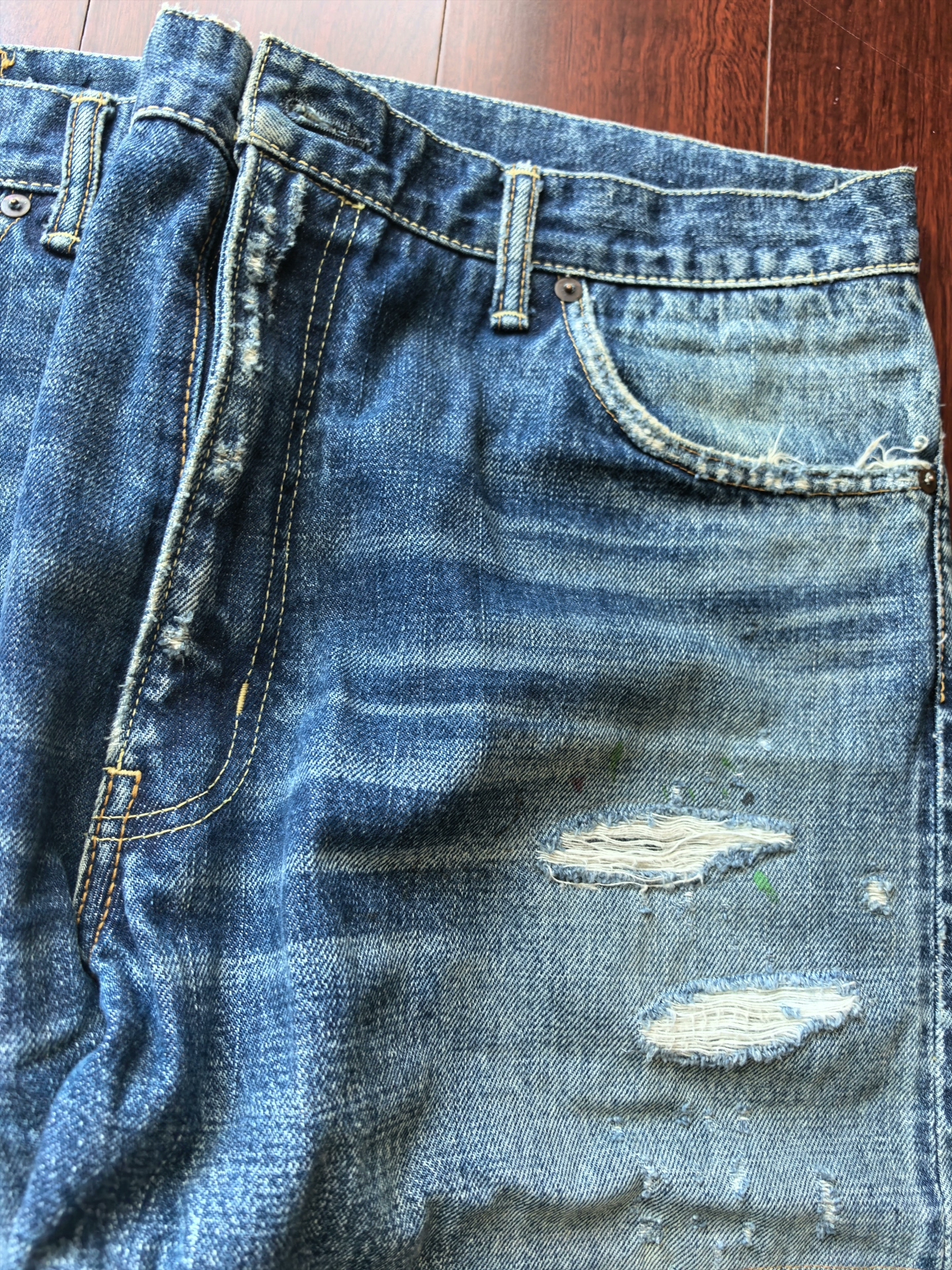 visvim journeyman jeans — back