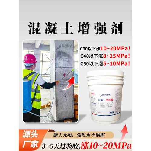 混凝土表面增强剂水泥表面强度提升加强桥梁隧道砼高效回弹加固剂
