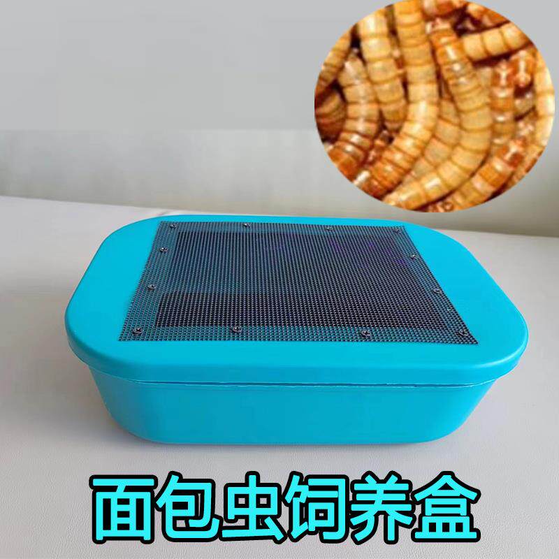 面包虫饲养盒黄粉虫养殖盒蟋蟀杜比亚蟑螂大麦虫子防臭防潮透气防