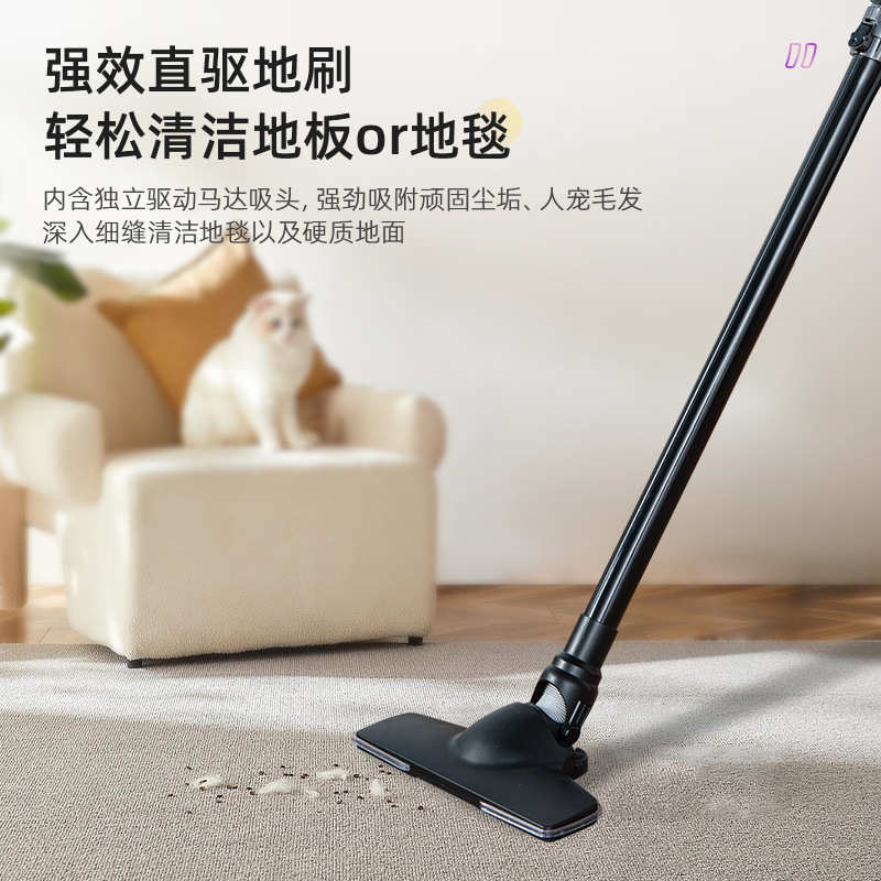 外贸有线便携式吸尘机家用真空手持大功率强力大吸力金属伸缩管