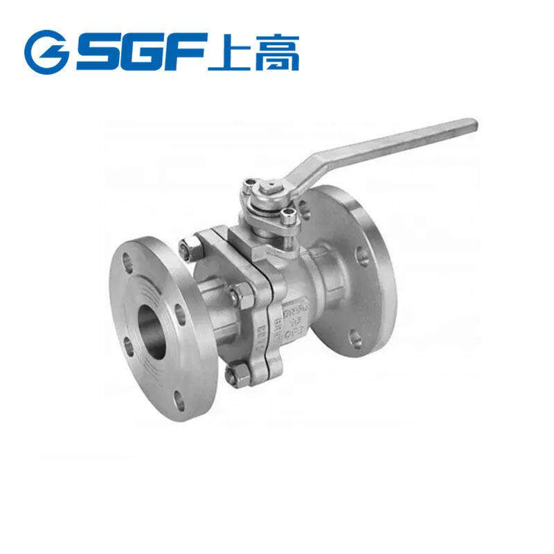 不锈钢法兰手动球阀带手柄DN50浮动式球阀Q41F-25P