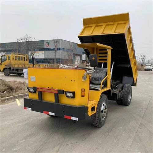 供应四驱四不像车5T矿用无轨胶轮车 地下运矿车前后驱动农用车
