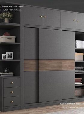 现储代约衣简柜家用卧室出拉租房推门收纳物94611柜子小