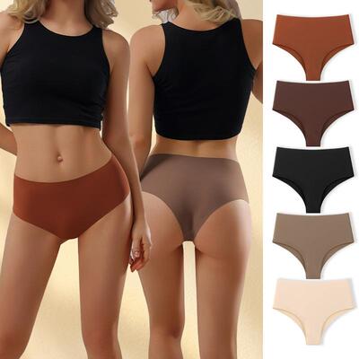 4 Pack High Waisted Shapewear Underwear for Women – Seamles