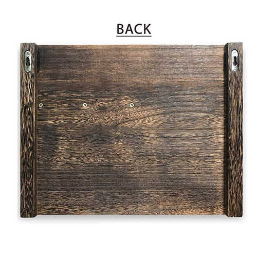 木制墙上咖啡架红酒杯挂架复古色墙上壁挂架 木质墙面置物架