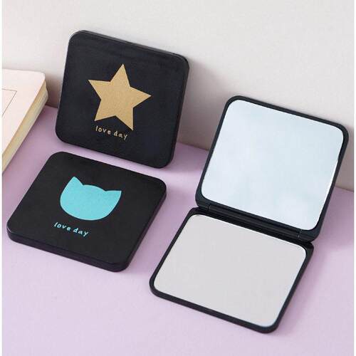Portable Cosmetic Mirror, Folding Dressing Mirror, Princess