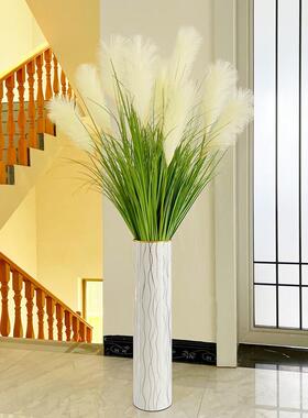 大AL102622花穗草芦苇客厅装玄饰花卉假花关橱窗网红直播间地落摆