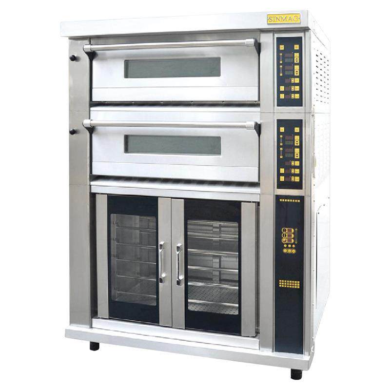 新麦商用电烤箱醒发箱烘焙披萨炉面包蛋糕大烤箱双层多功能机器
