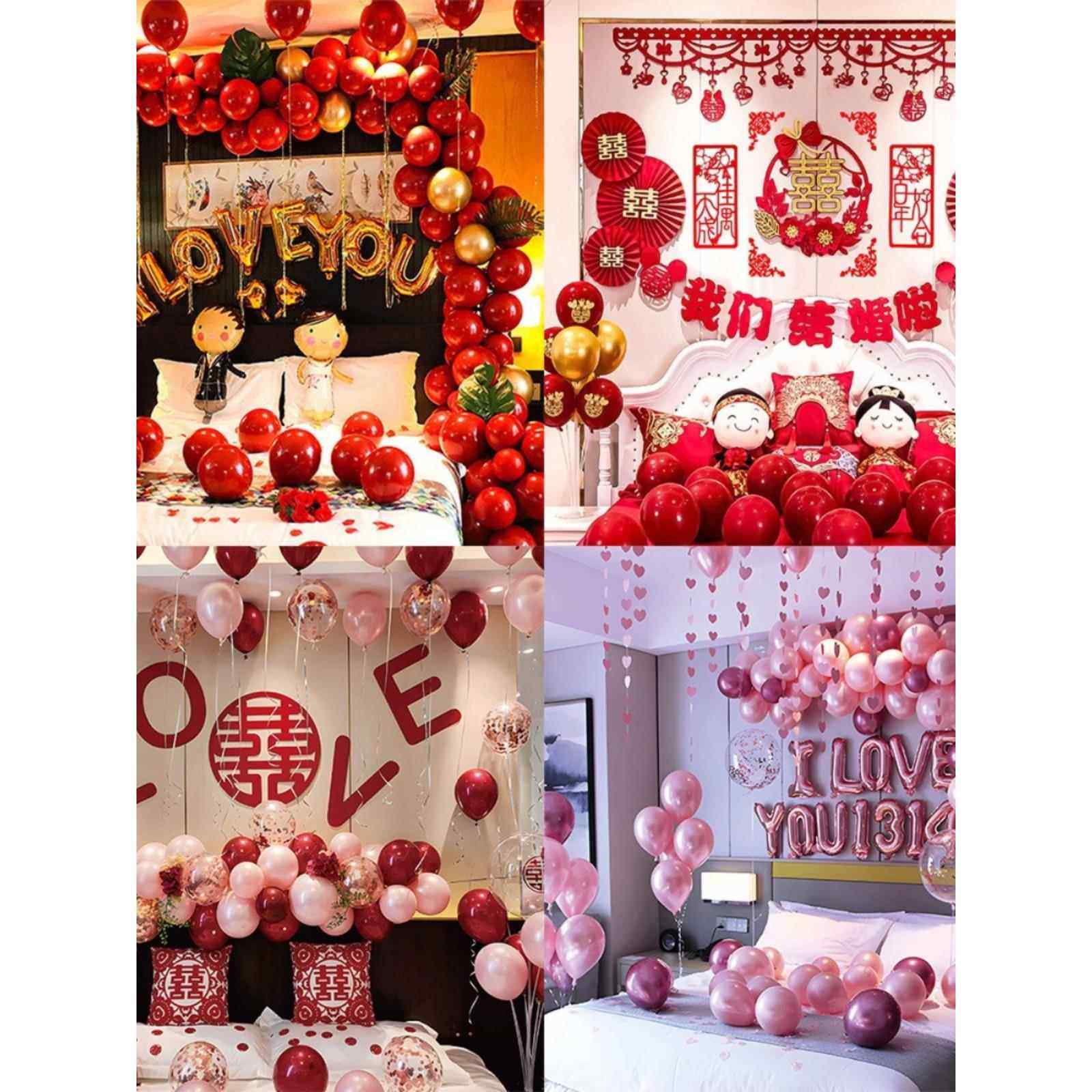 结婚气球套装婚房布置装饰气球婚礼求婚喜庆婚庆用品浪漫派对乳胶,节庆用品/礼品,气球,淘宝优惠券,粉丝福利购,淘宝优惠卷