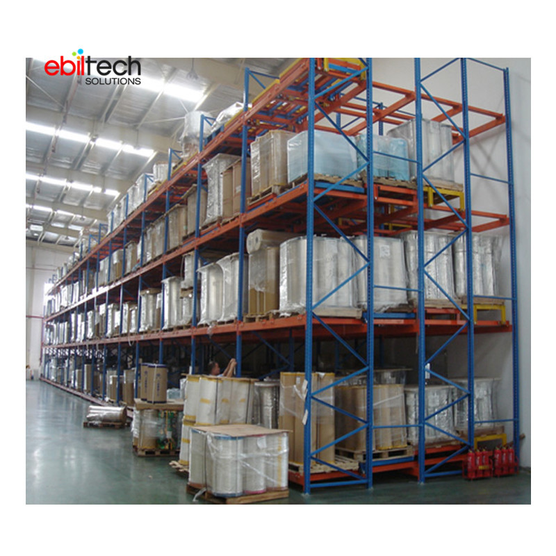 压入式仓库货架 后推式货架厂家 冷库食品仓储货架