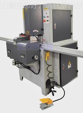 全铝家具铝4材窗数控体高精门度双头双刀5度护角一机切割切角RMV