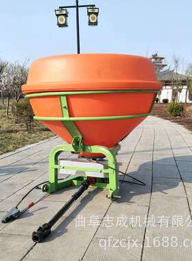 农用四轮车ZBC后颗置撒肥机大器容量后肥挂粒化施肥三点悬挂撒肥