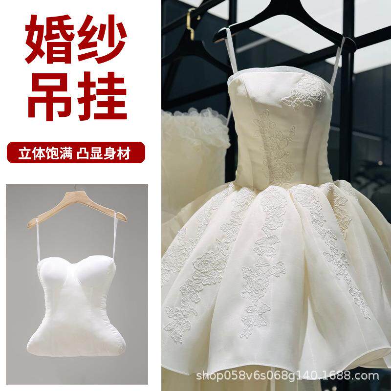 婚纱礼服半身软体填充悬挂假模特立体软撑展示架子服装模特道具女