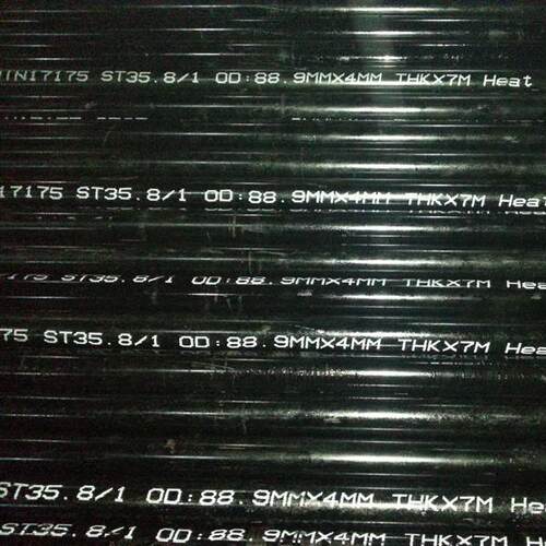 DIN17175碳钢等级ST45.8锅炉管ST45.8BoilerTubes无缝碳钢管