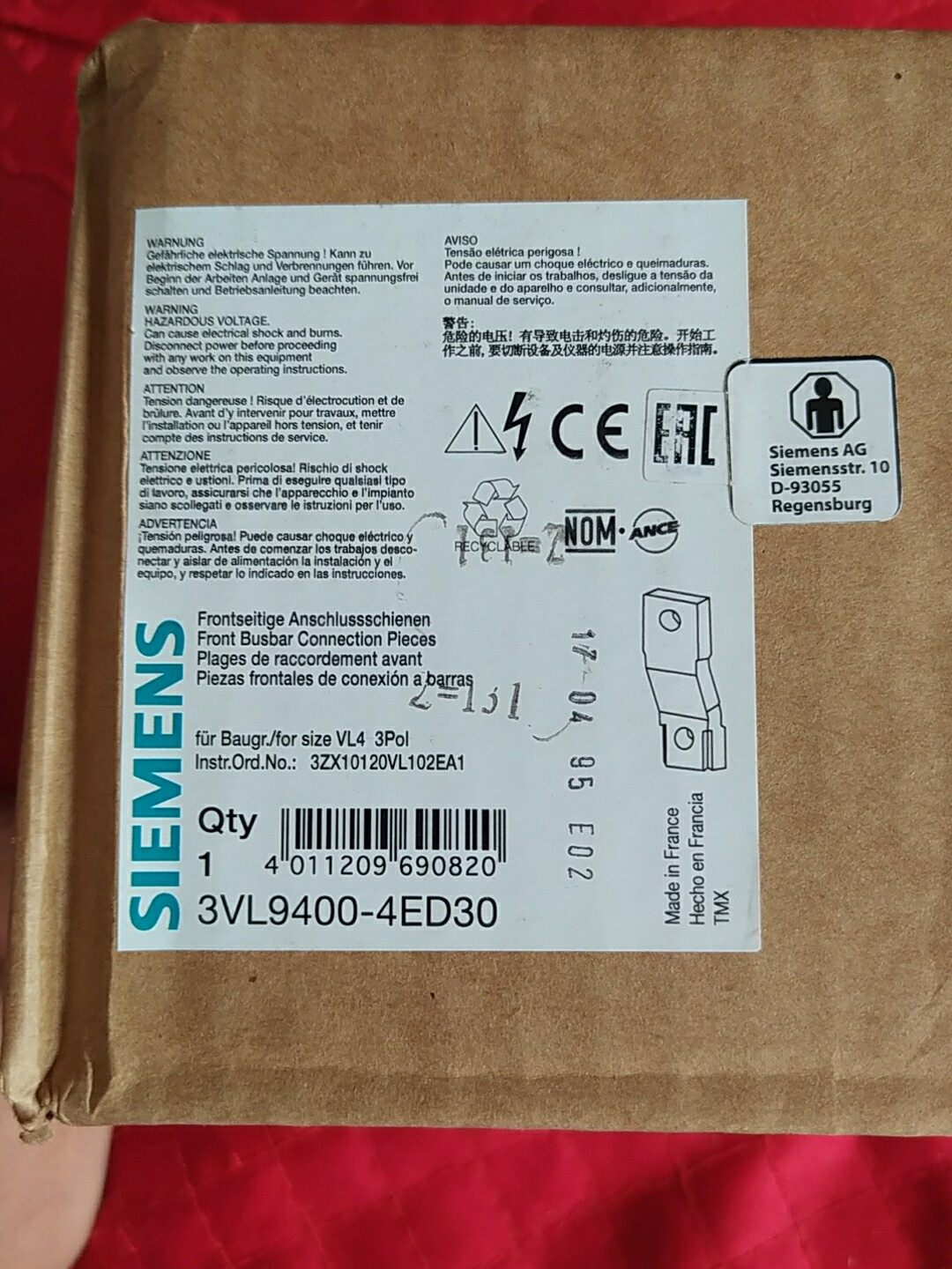 西门子3VL9400-4ED30