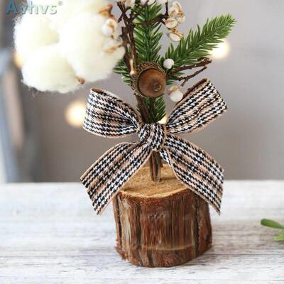 圣诞节装饰树盆栽25CM Christmas tree ornament potted tree
