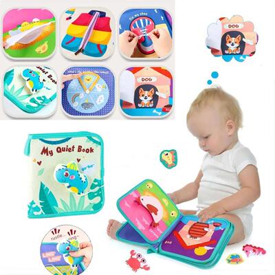 Montessori Busy Book for Toddlers Activity Books for Airplan