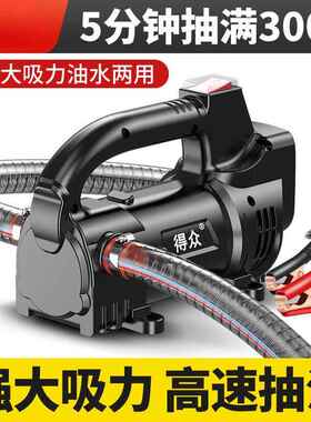 电动抽泵10小型12V油24V22V伏柴油加油油机煤油抽机自吸泵抽油神
