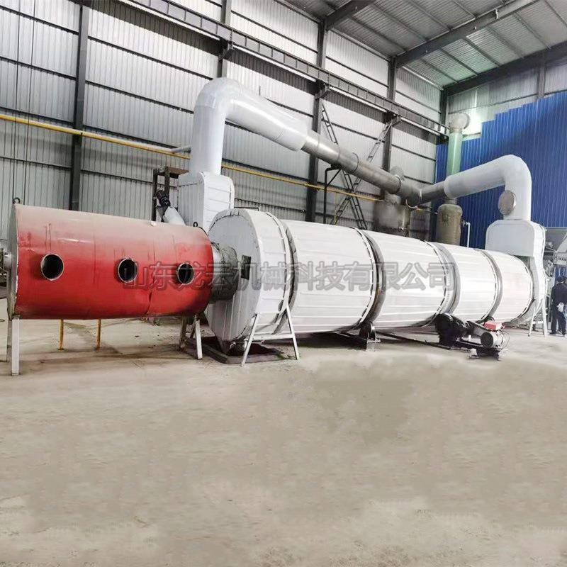 量大价优果渣糖渣干燥处理设备现货厨余废物餐厨垃圾滚筒烘干机